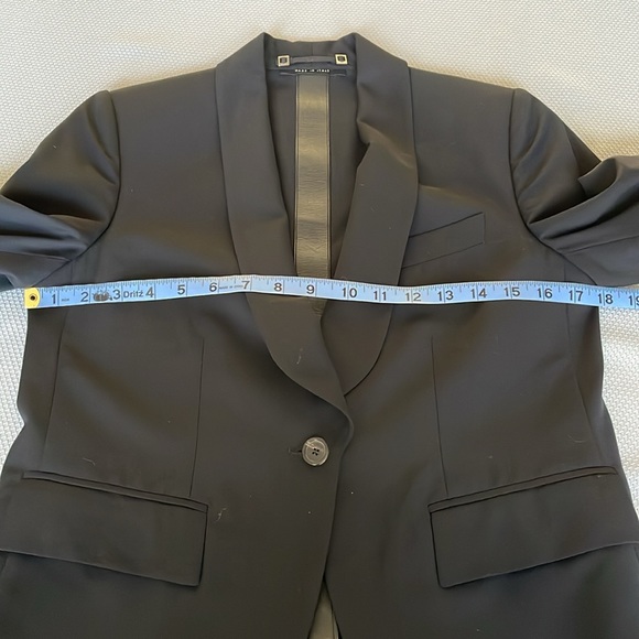 Gucci Black Wool Single Button Blazer Size 38 - Picture 8 of 14